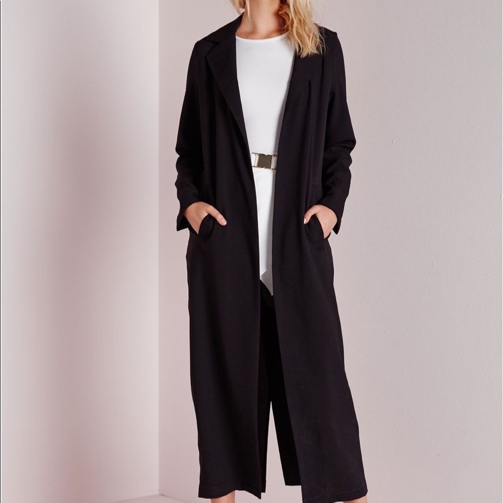 Black Maxi Duster
